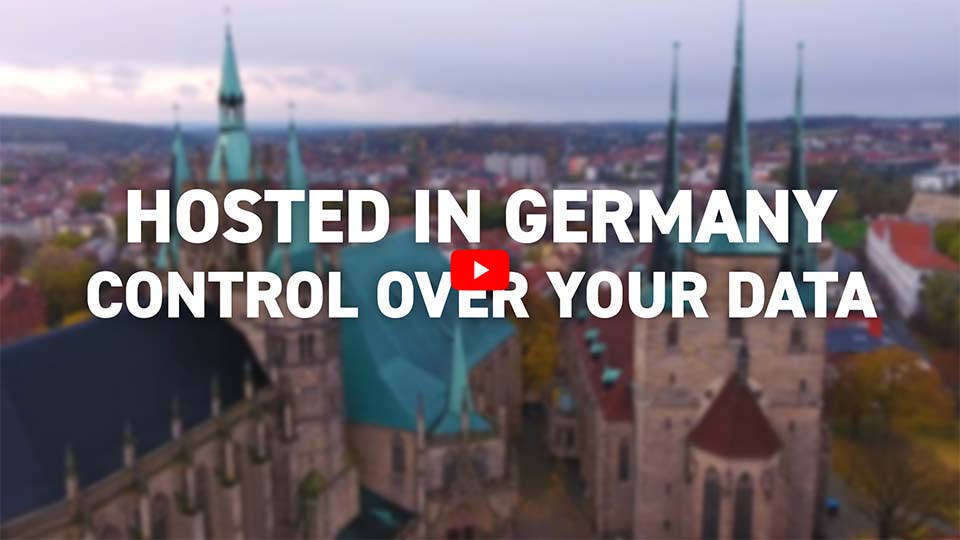 View of the Erfurt Cathedral - Link to the video 