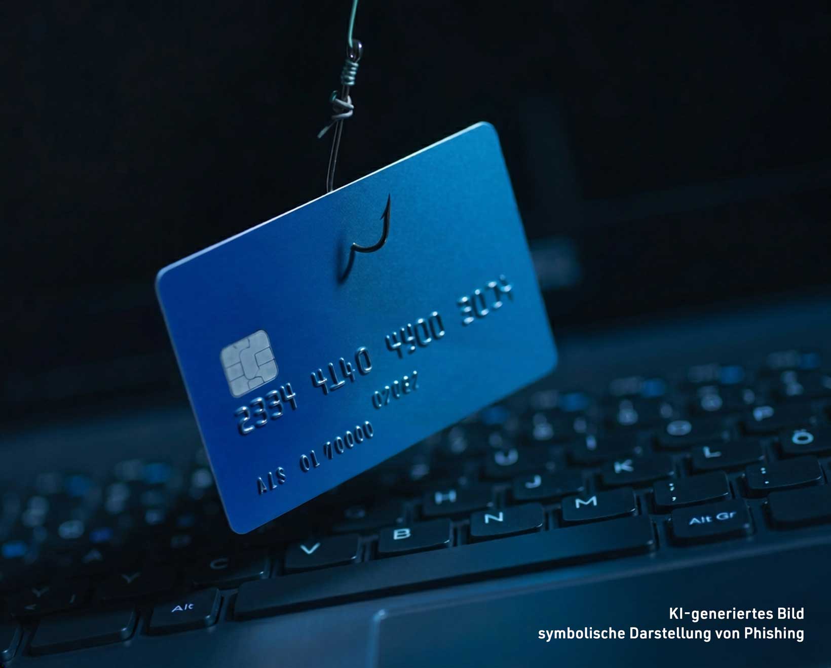 Phishing Mails erkennen - dargestellt durch ein Bild von einem Bildschirm